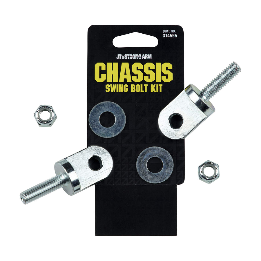 JT's Strong Arm Lippert Replacement RV Jack Stabilizer Swing Bolt Kit for 5th Wheel RVs and Travel Trailers, Includes 1-1/4" Bolts, Washers, Nuts, Exact-Match Components - 314595