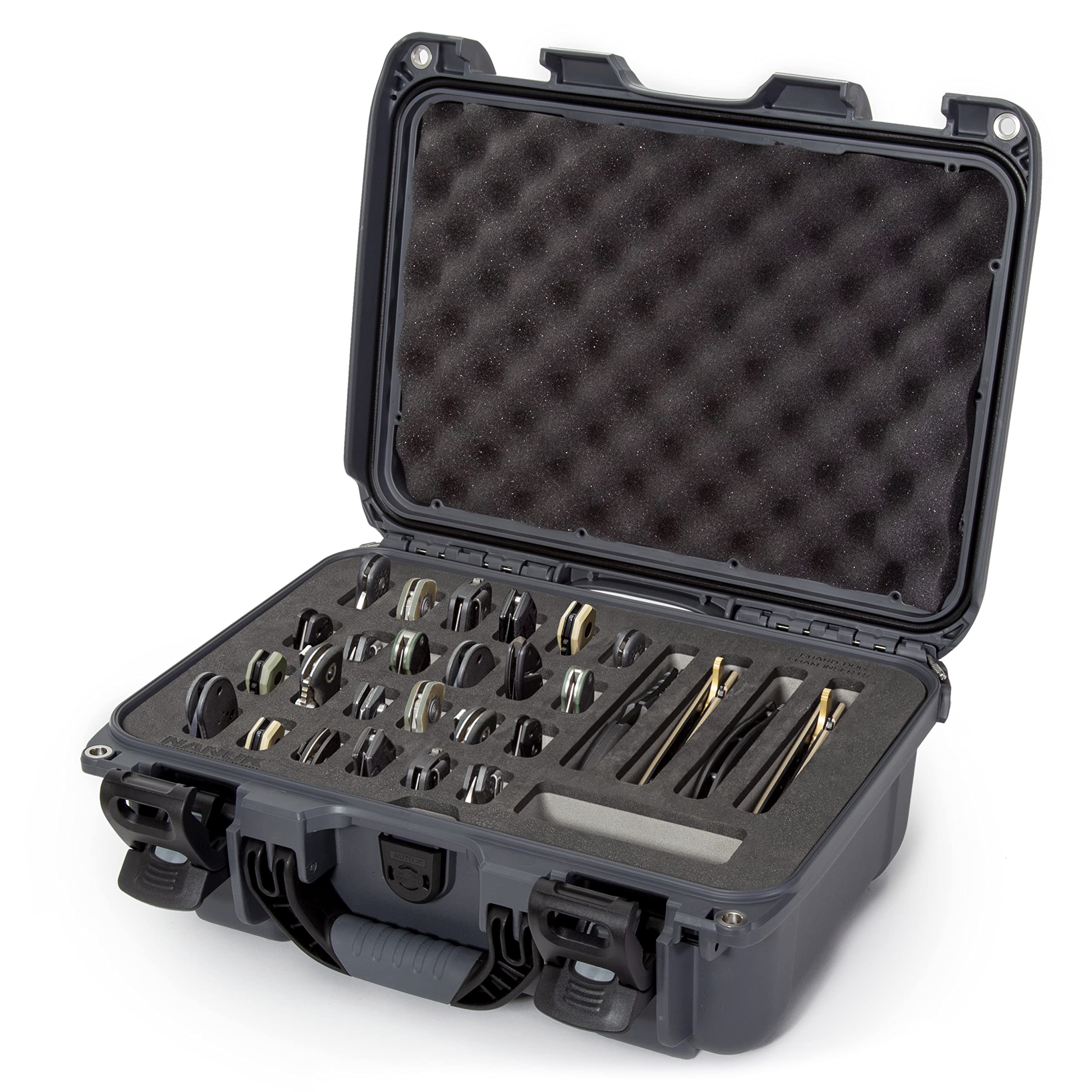 Graphite Nanuk Case w/Foam Insert for 28 Knives 915-28KNI7
