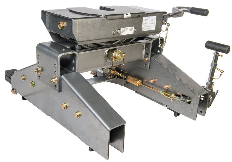 Husky 31690 Wrap Around Jaw 5th Wheel Hitch with Glider, 26K-W 26,000 lb Capacity