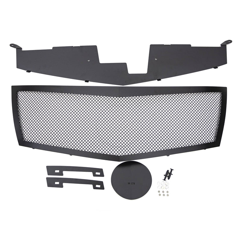 Upper Class T-Rex 51197 Formed Mesh Black Powder Coat Steel Grille with Recessed Logo Area