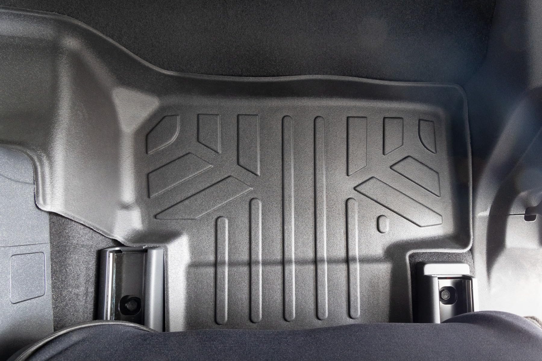 Rough Country Floor Mats All Weather for Ford Bronco 2-Door (2021-2025) - Non-Slip Waterproof Flexible Floor Mat, Front & Rear Set