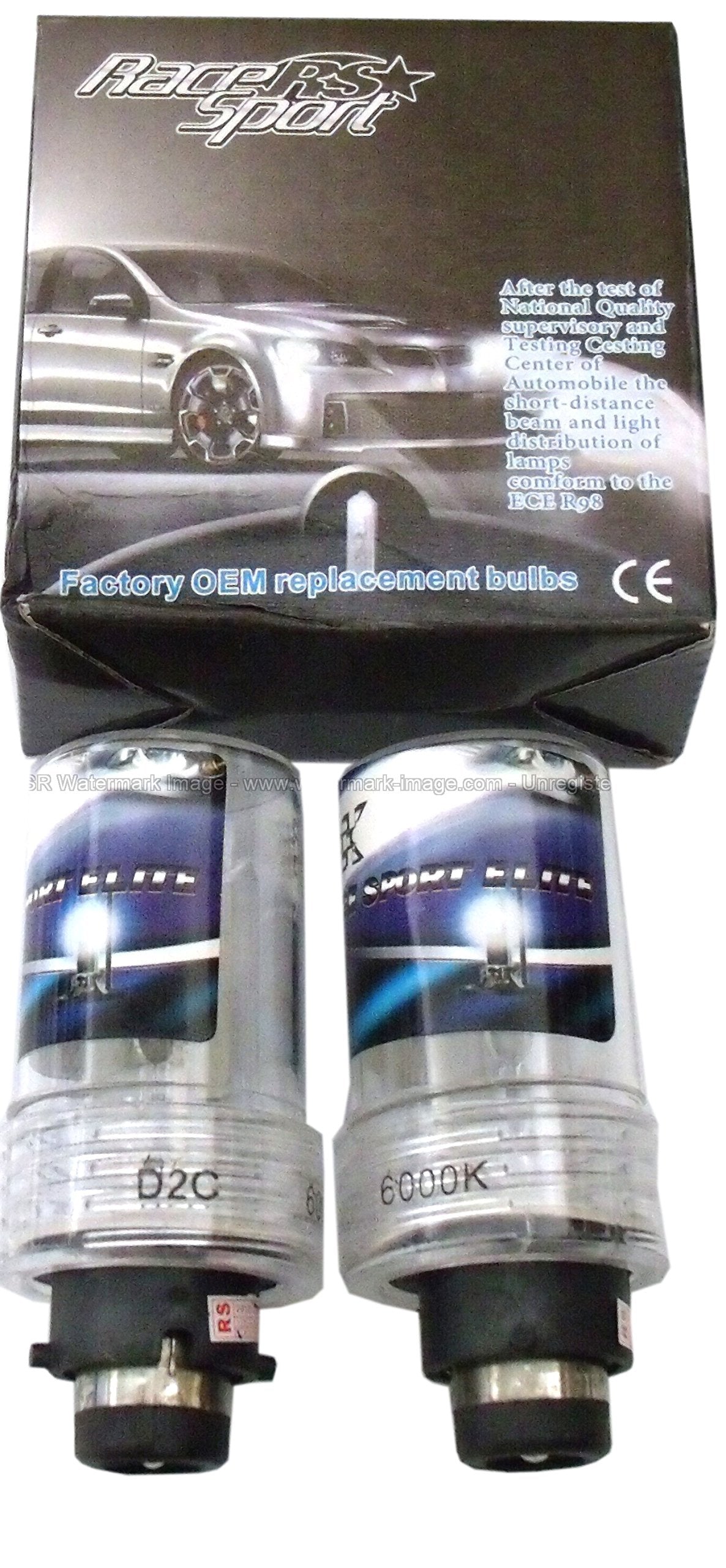 Replacement Bulb RACESPORT LT Race Sport (D2-6K-SB-RB), Pair