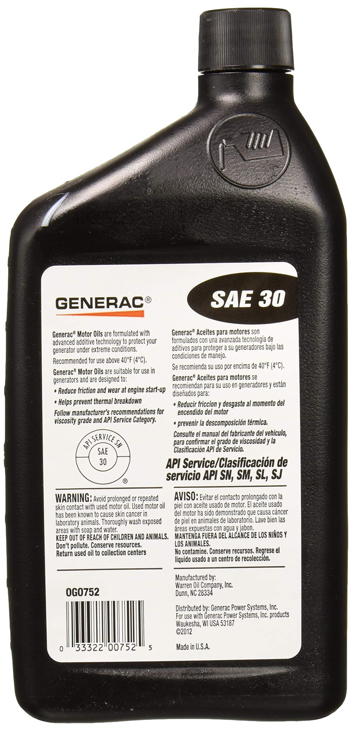 Generac Maintenance Kit 6840 - Reliable Maintenance for Optimum Performance for 5500W to 8000W Portable Generators