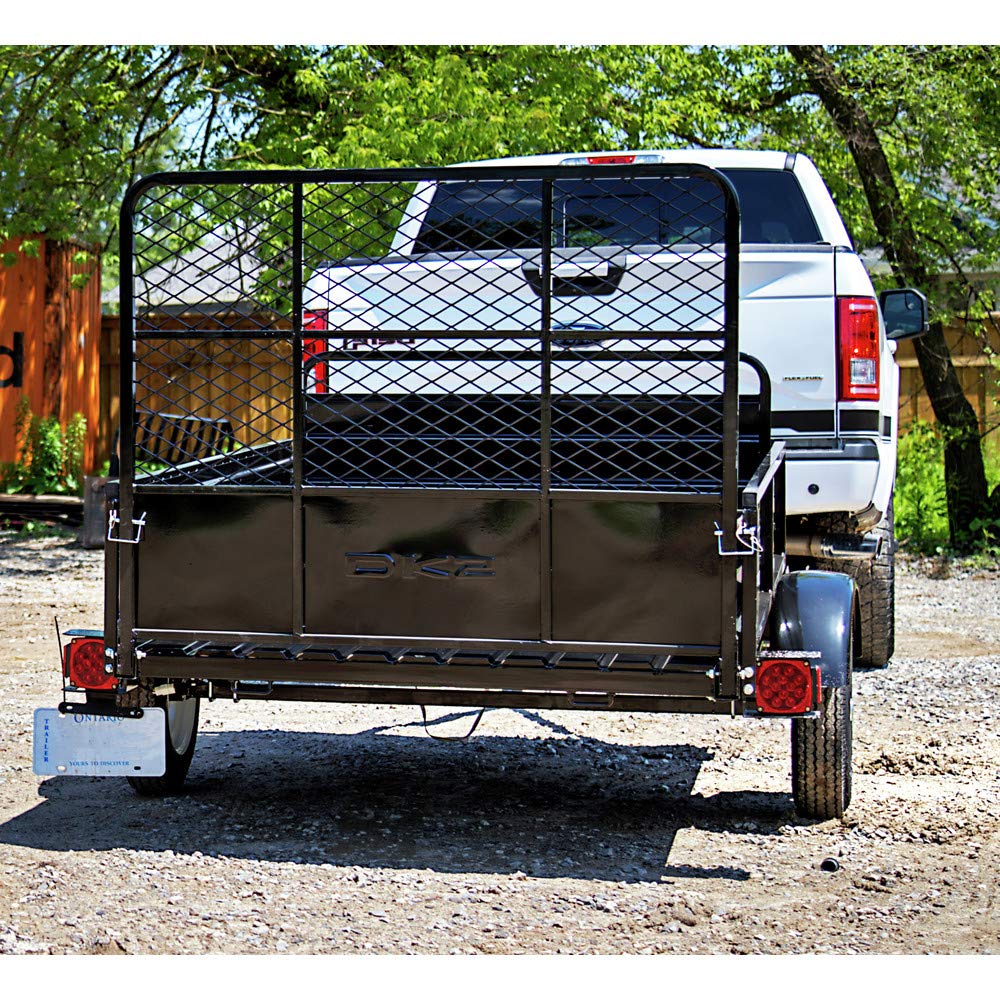 Utility Trailer DK2 4.5 x 7.5 Drive-Up Gate, Load Capacity 1639 lb, Deck Length 7.5 ft, Deck Width 4.5 ft, Model# MMT5X7-DUG