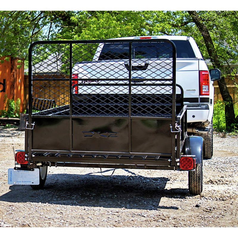 Utility Trailer DK2 4.5 x 7.5 Drive-Up Gate, Load Capacity 1639 lb, Deck Length 7.5 ft, Deck Width 4.5 ft, Model# MMT5X7-DUG