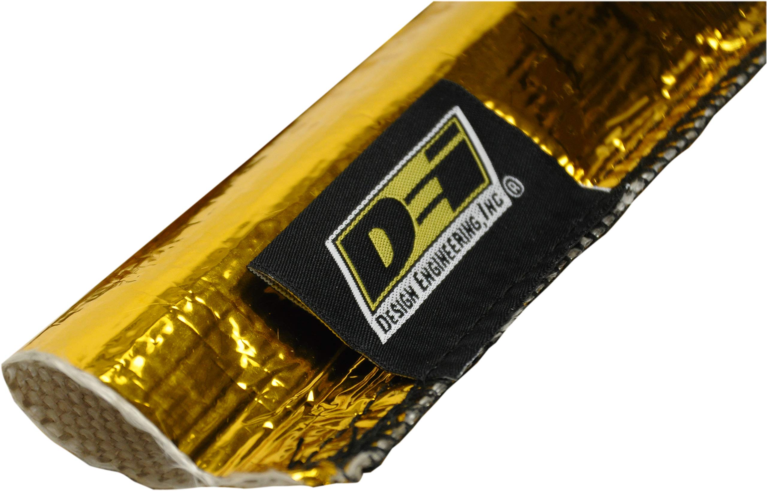 Heat Sheath Design Engineering 010918 Gold 2-1/4" I.D. x 36" Line Sleeving Hi-Temp Protection up to 800°F