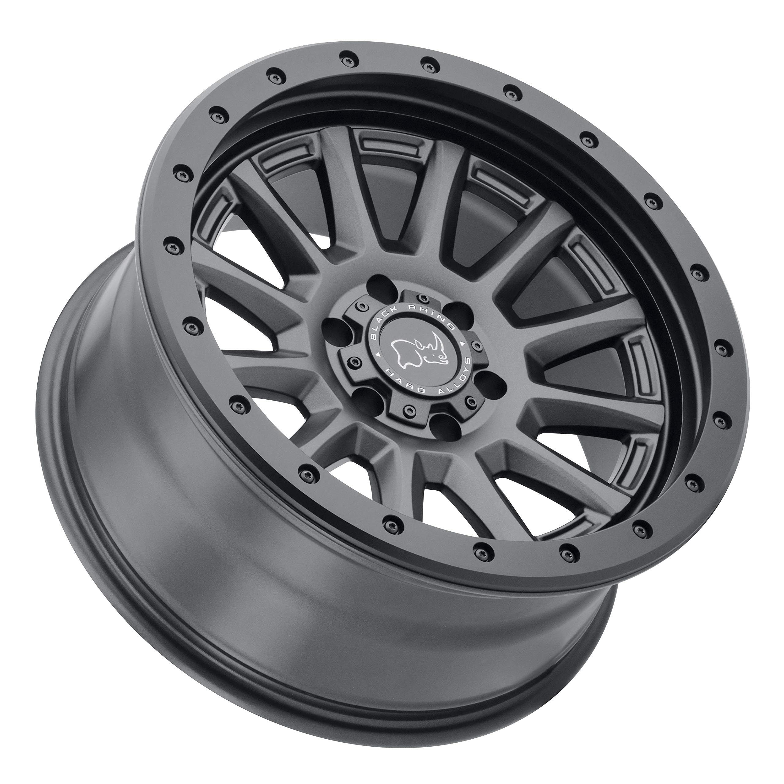 Gunblack BLACK RHINO DUGGER Custom wheels - 17" x 8.5", 0 Offset, 6x139.7 Bolt Pattern, 112.1mm Hub - Gunblack