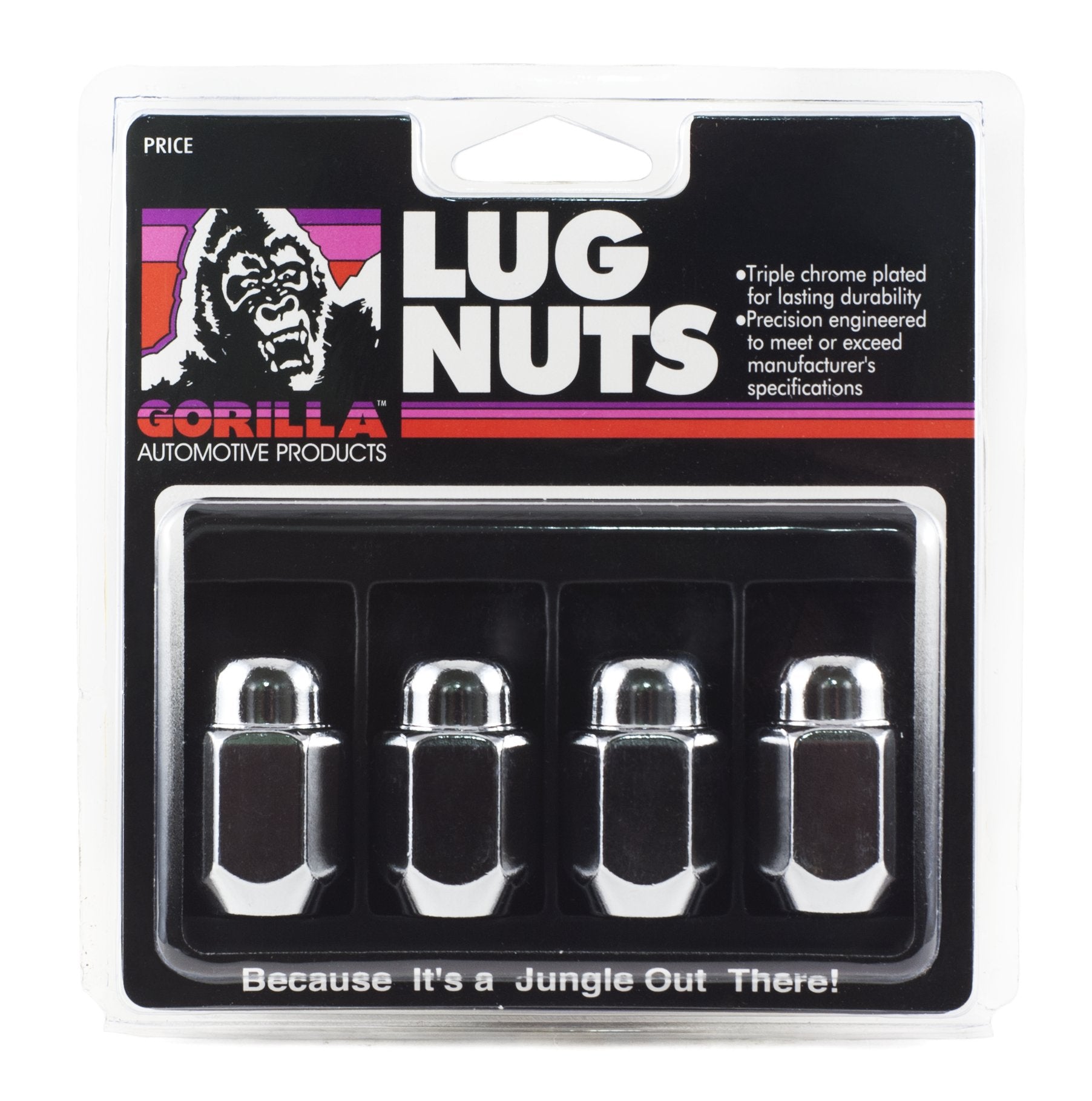 Heat Treated Gorilla Automotive Acorn Lug Nuts (12mm x 1.25 Thread Size)