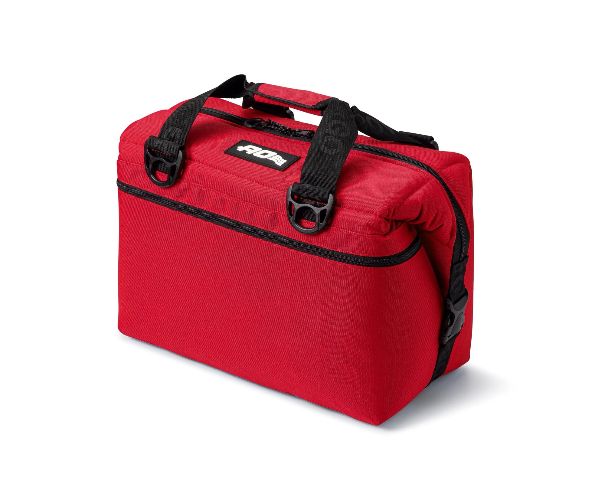 AO Coolers Soft-Sided Original Cooler Bag, Leak-Proof, Insulated, Lightweight, Red, 24-Can