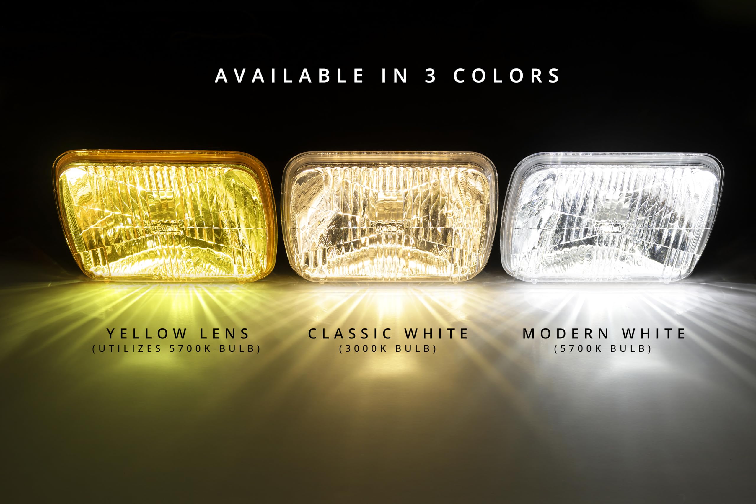Holley LFRB100-1 Retrobright LED Replacement Forward Facing Light - Yellow Lens