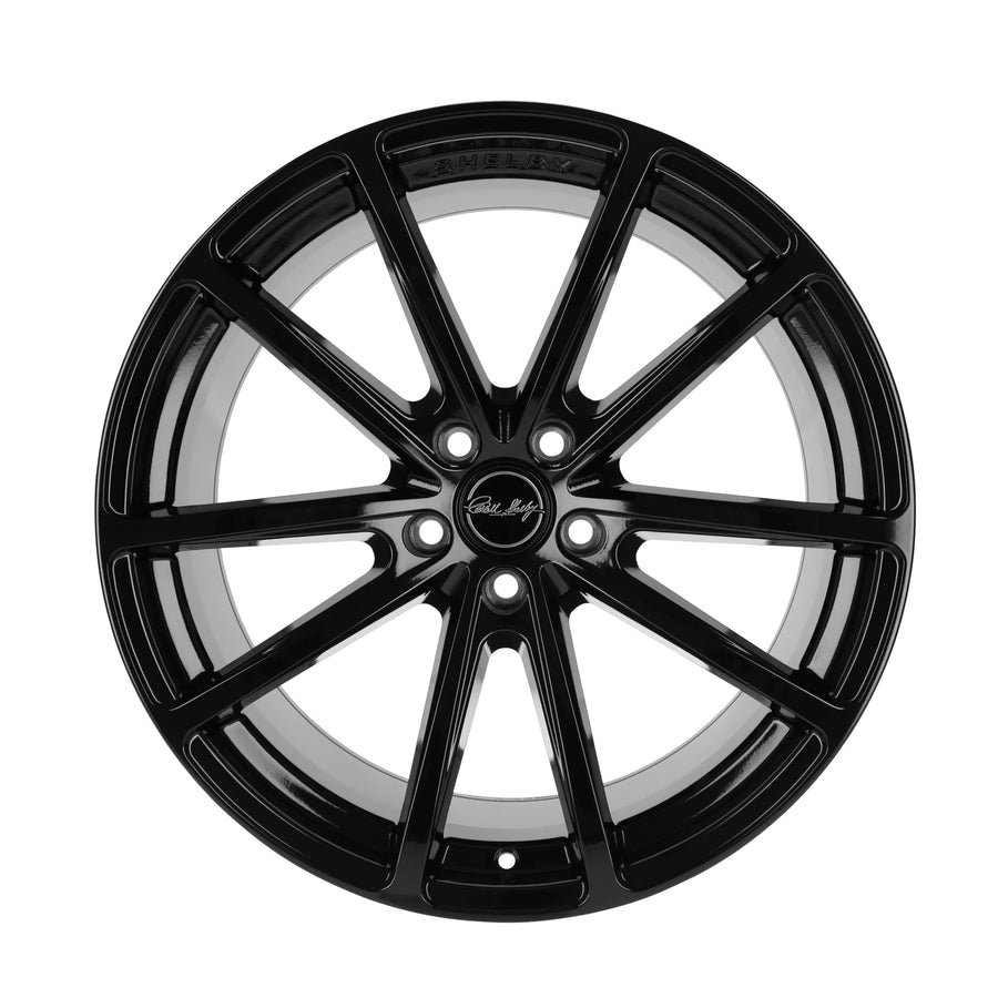 CS10-211555-B Carroll Shelby Wheels - 20 x 11 in. - 5 x 114.3-50mm Offset - Gloss Black