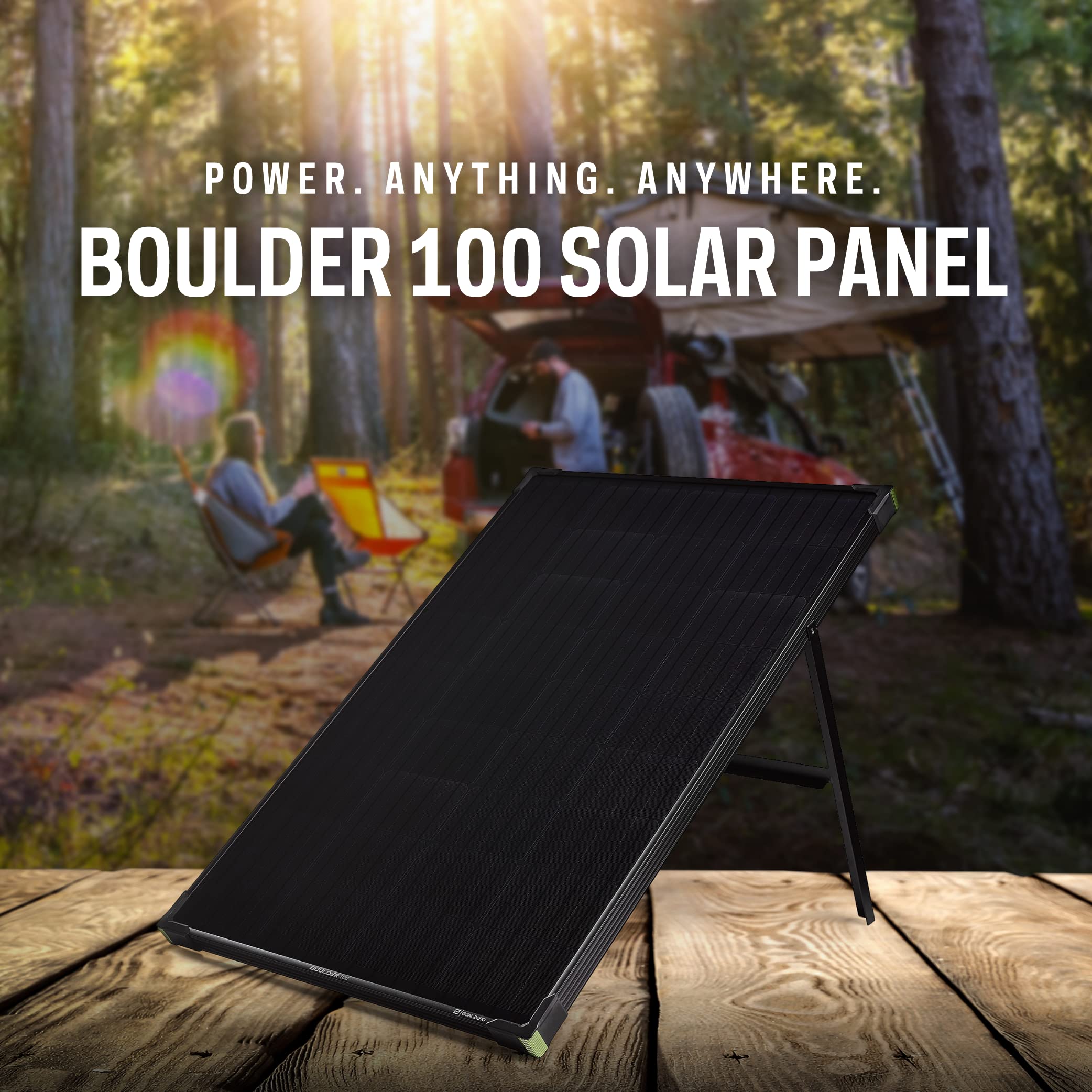 100 Watt Goal Zero Boulder Monocrystalline Solar Panel