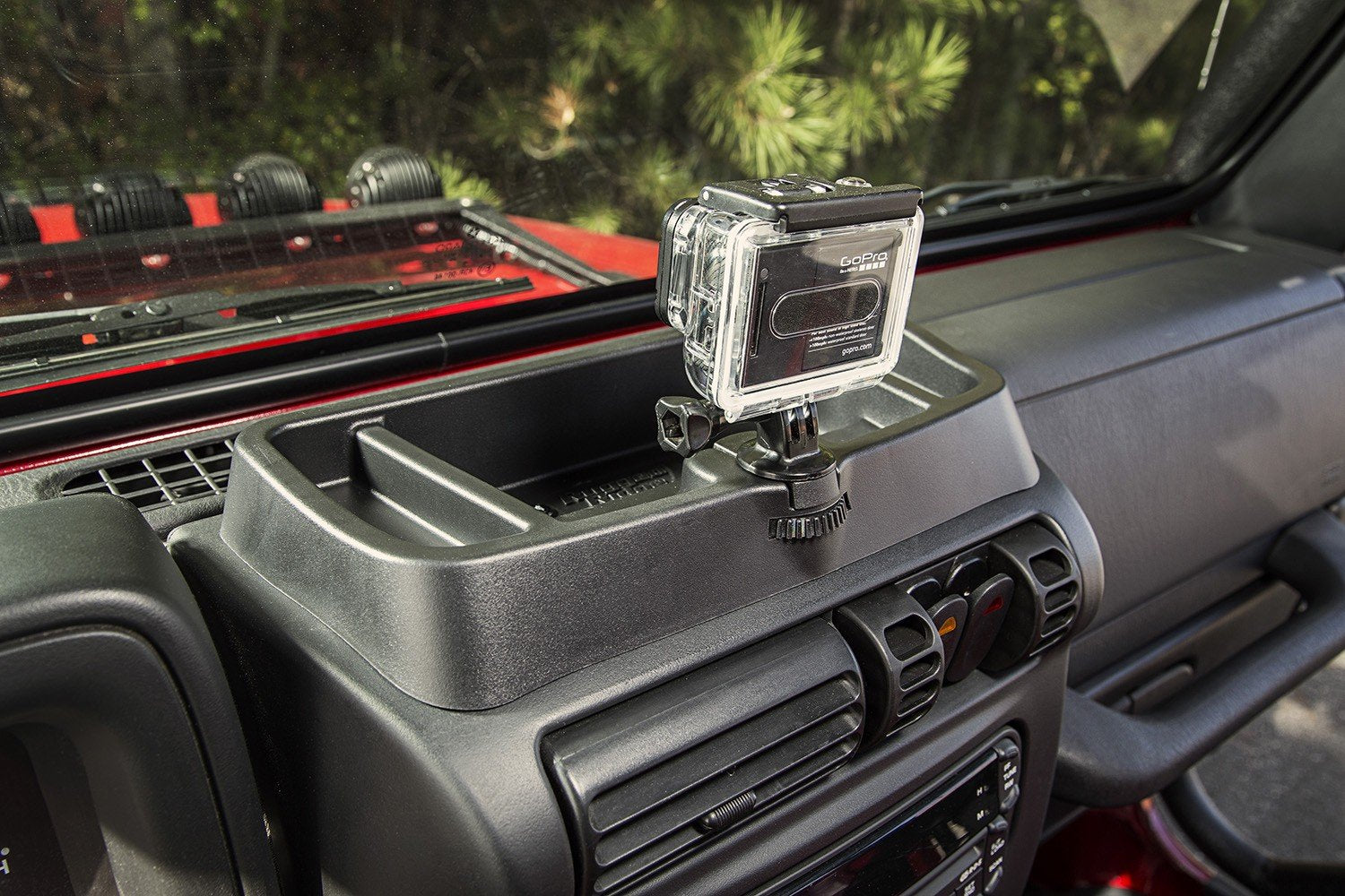 Rugged Ridge Multi-Mount Dash for Jeep Wrangler TJ/LJ | Thermoplastic Olefin (TPO), Black | 13551.18 | Fits 1997-2006 Jeep Wrangler TJ/LJ