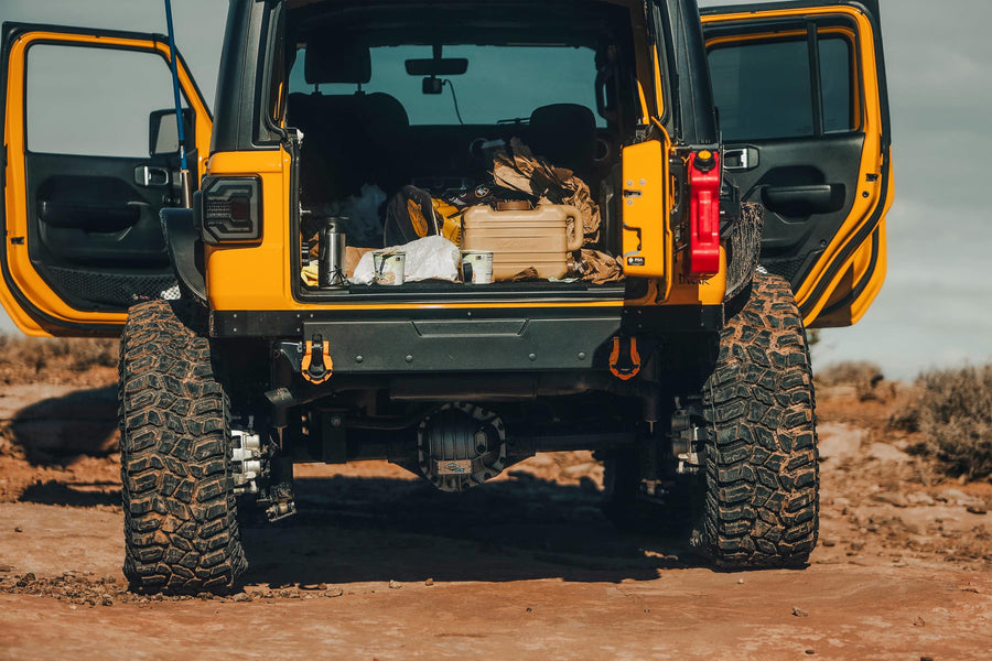 Cobra Tek - Apex Series Attica4x4 Rear Bumper | Compatible with Jeep Wrangler JL (2018-2023) | Heavy-Duty Off-Road Protection with Stubby Design and Recovery Points.