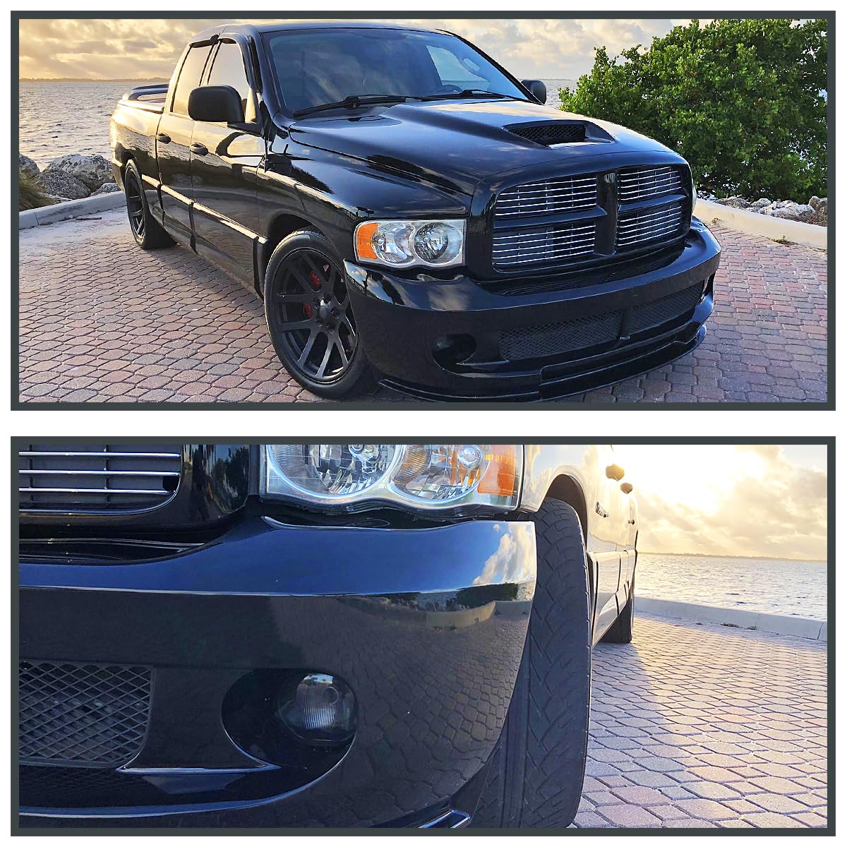 Smoke SPEC-D TUNING Fog Lights + Bulbs + Switch Compatible with 2002-2008 Dodge Ram 1500 2500 3500, 2004-2006 Dodge Durango, L+R Pair Assembly