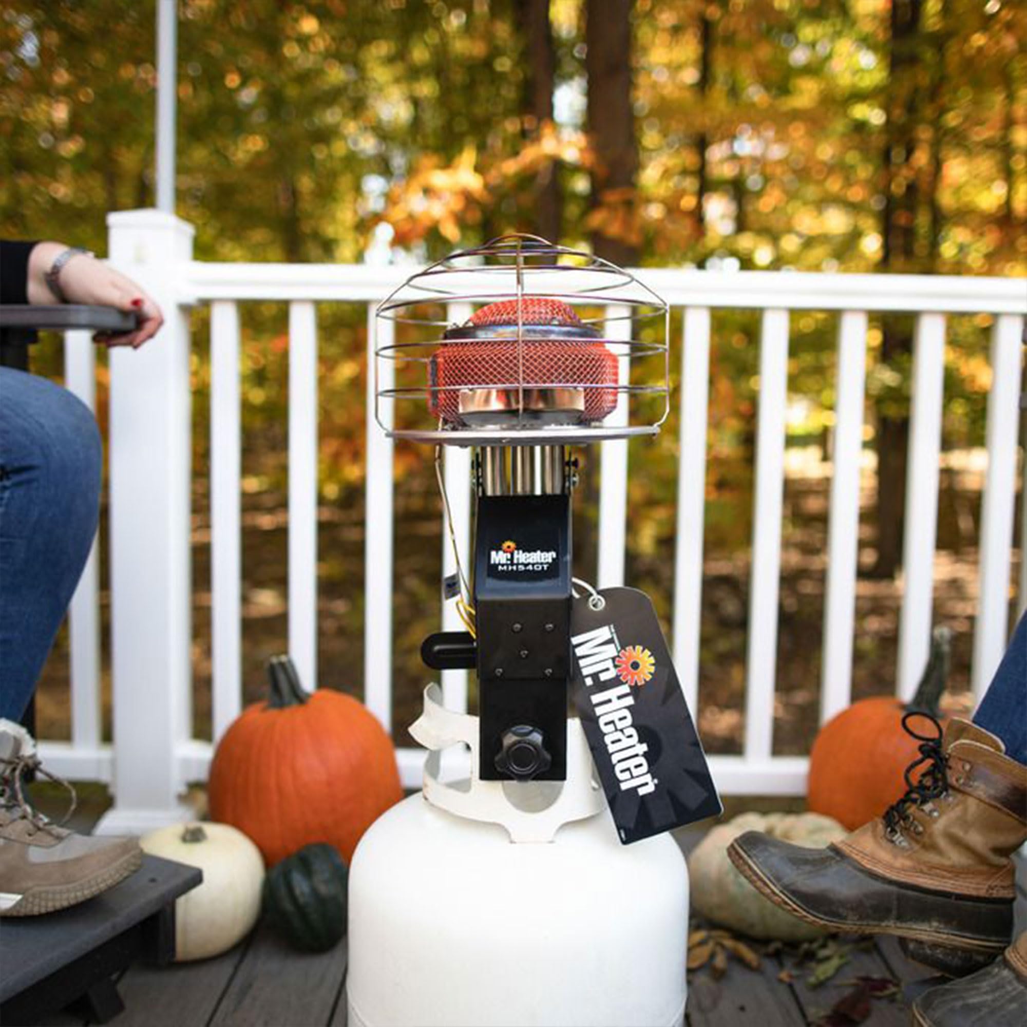 540-Degree Original 45,000 BTU Tank Top Radiant Propane Heater