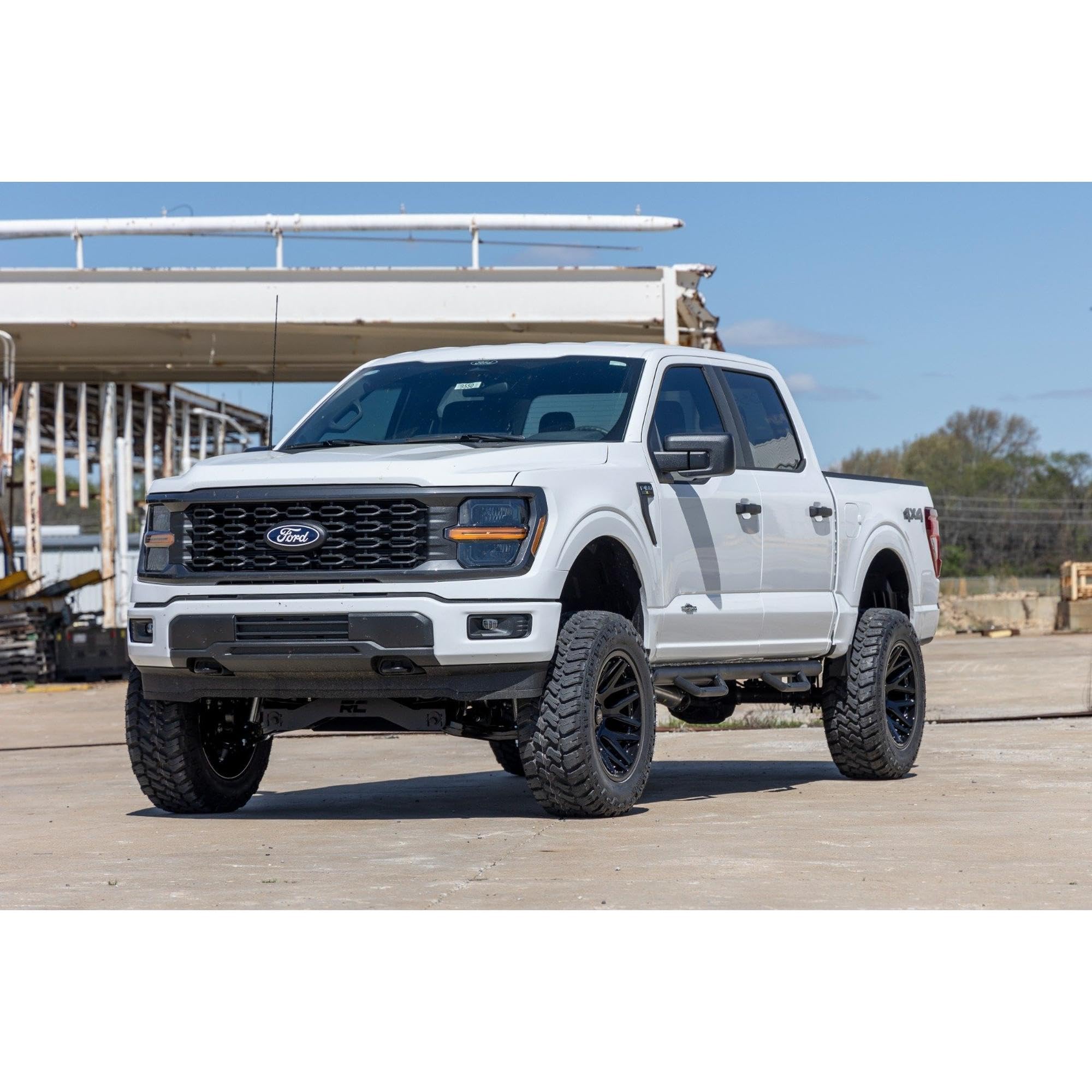 6" Rough Country Suspension Lift Kit with Vertex Coilovers & Vertex Shocks for Ford F-150 4WD (2021-2024)