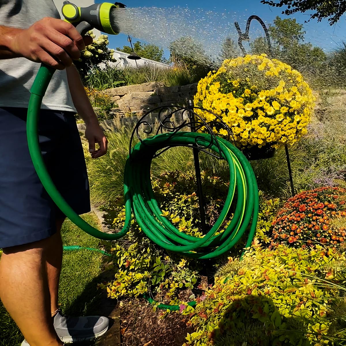 Garden Hose SmartFlex, 5/8 in. x 100 ft., Hybrid, Green - HSFG5100GR