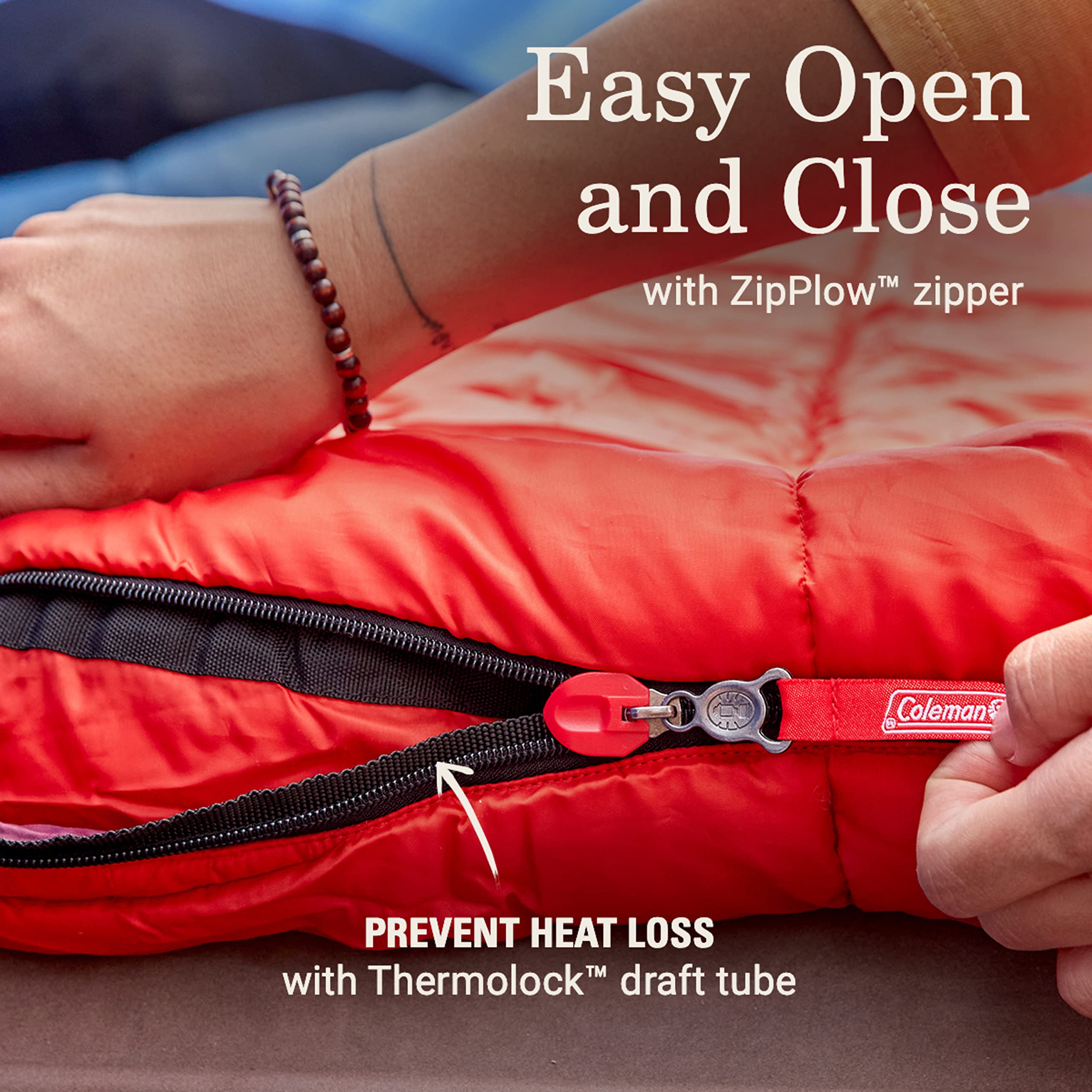 Tidelands Coleman Sleeping Bag—40° Mummy Sleeping Bag for Adults