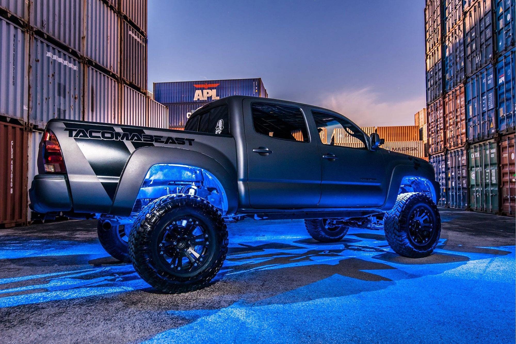 Profile Pixel Performance Rock Light, (Blue) LED Lights for Jeeps, Trucks, ATV's, Golf carts, Trailers etc. Durable Powdercoated Aluminum Design, Bah Proof, IP67 Waterproof (1x XT96)