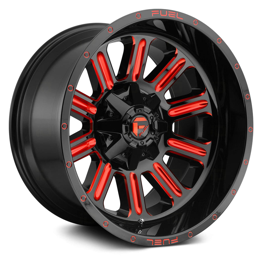 HARDLINE FUEL OFF-ROAD 20X9 5X5.5/150 5.04 1mm GLOSS BLACK MILLED - D62020907050