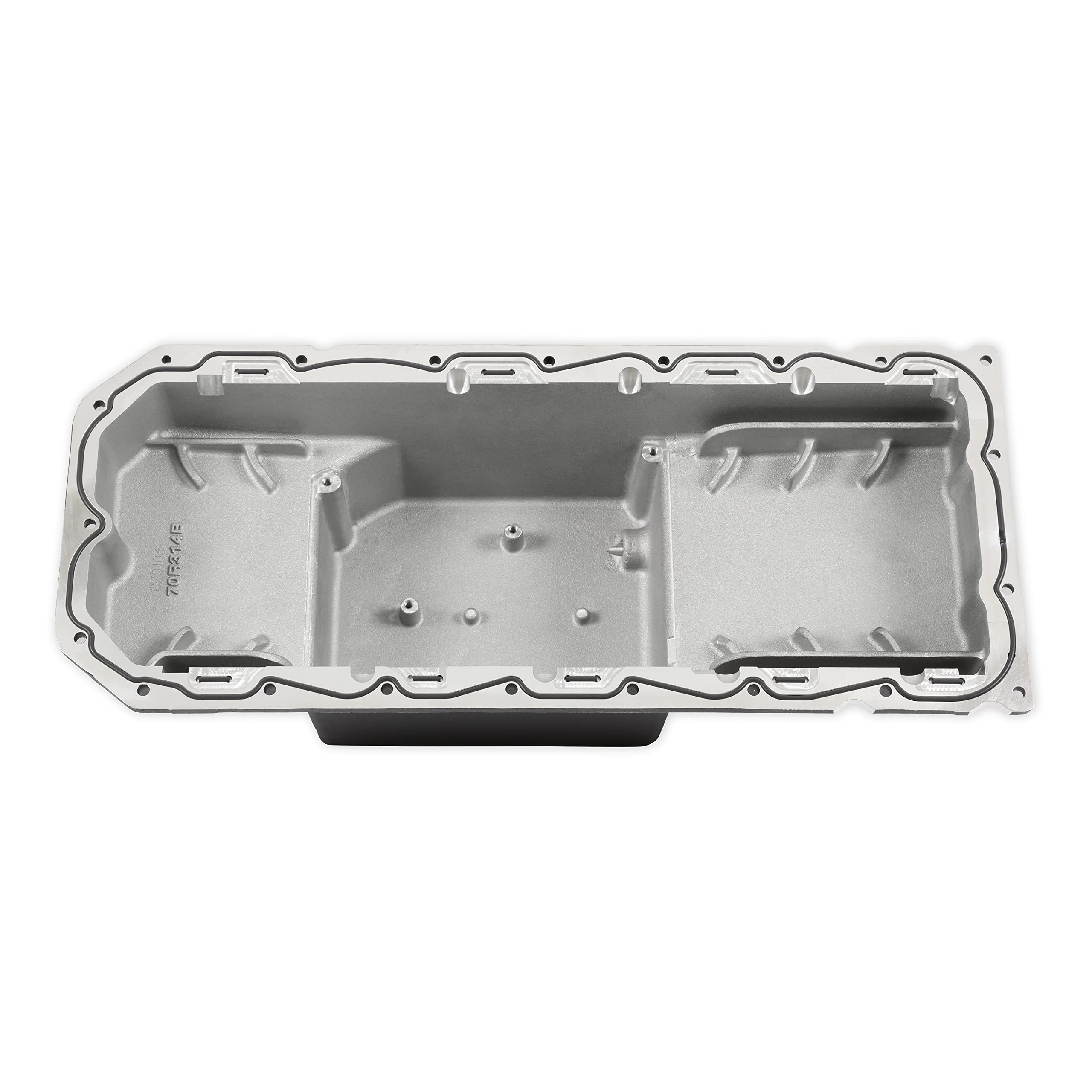 302-64BK Holley Gen III Hemi Engine Swap Oil Pan - Mid Sump - Hellcat - Black