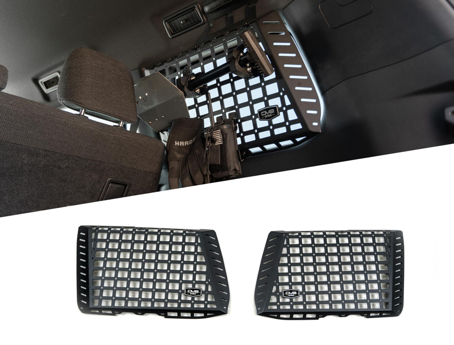 Rear Window Pocket Molle Panels DV8 Offroad for 2024 Toyota Land Cruiser & Lexus GX 550 | Molle Panel Design | Wide Range of Mounting Solutions | M6 Slots for Carriage Bolt Mounting | Rigid Fitment