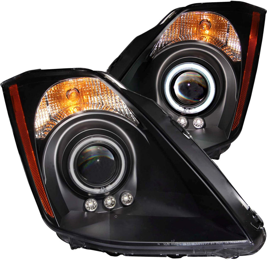 Halo Anzo USA Projector Black Headlight 121446