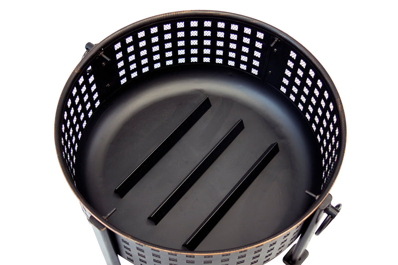 Langston Pleasant Hearth OFW821RC 12" Deep Bowl Fire Pit