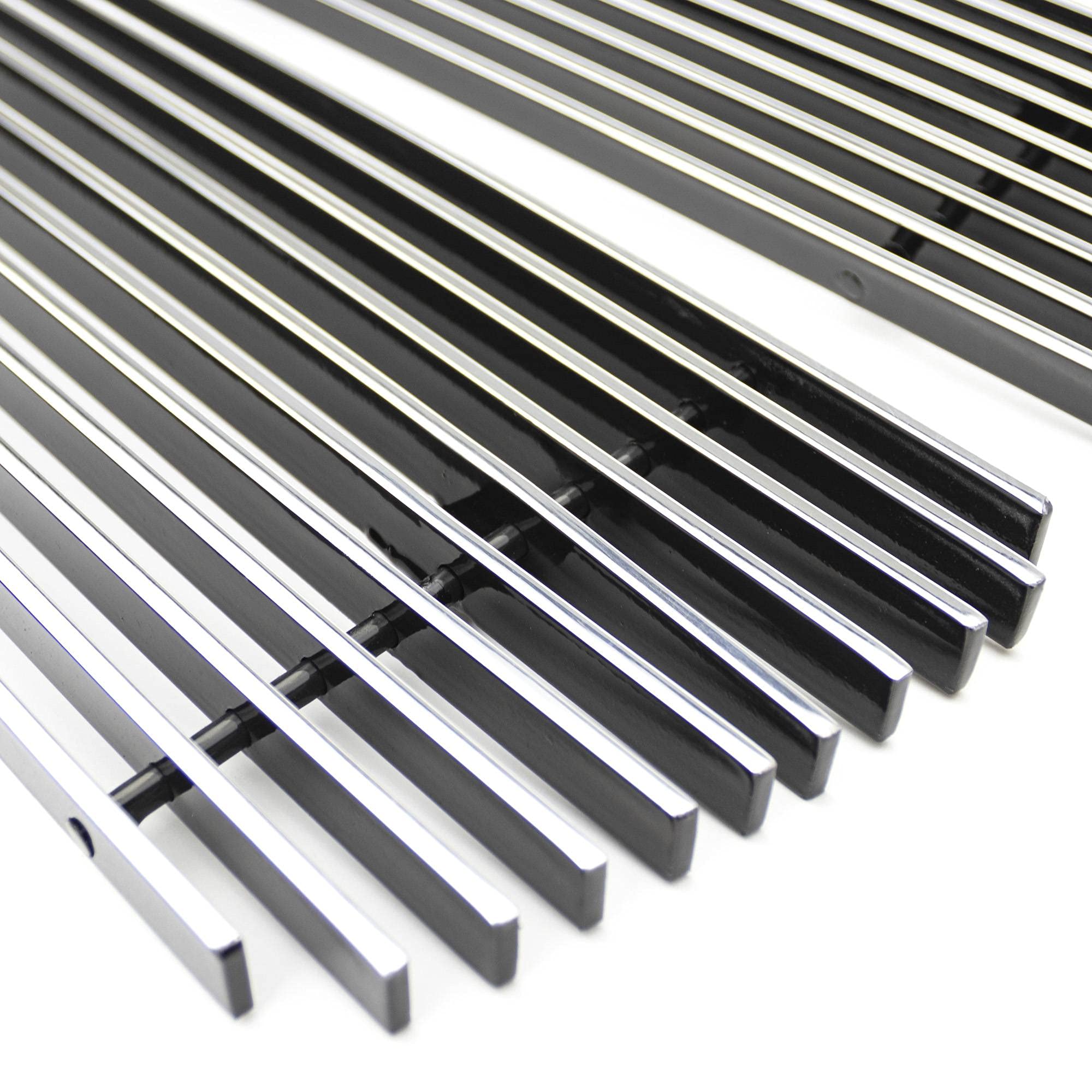 Polished 2007-2010 Silverado HD Billet Grille, 2 Pc, Overlay - PN #21112