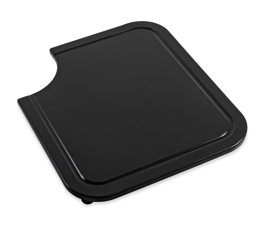 Camco Sink Mate RV/Marine Cutting Board 12½-Inches x 14 ½-Inches - Fits Securely Over Your RV or Boat's Kitchen Sink - Ideal for Cleaning, Carving and Chopping - Black (43858)