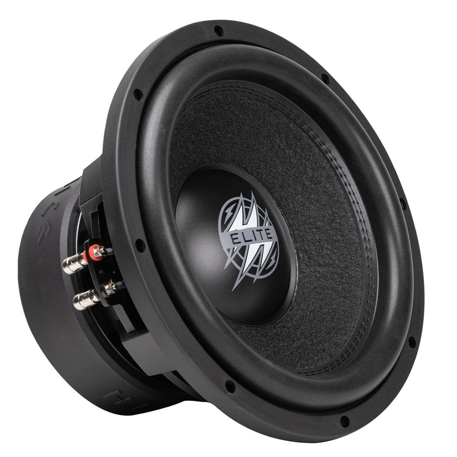 Hifonics 12 Inch Elite Car Mount Subwoofer with Dual 4 Ohm Voice Coil Speaker 1600 Watt Peak Power Mobile Amplifier System, Black