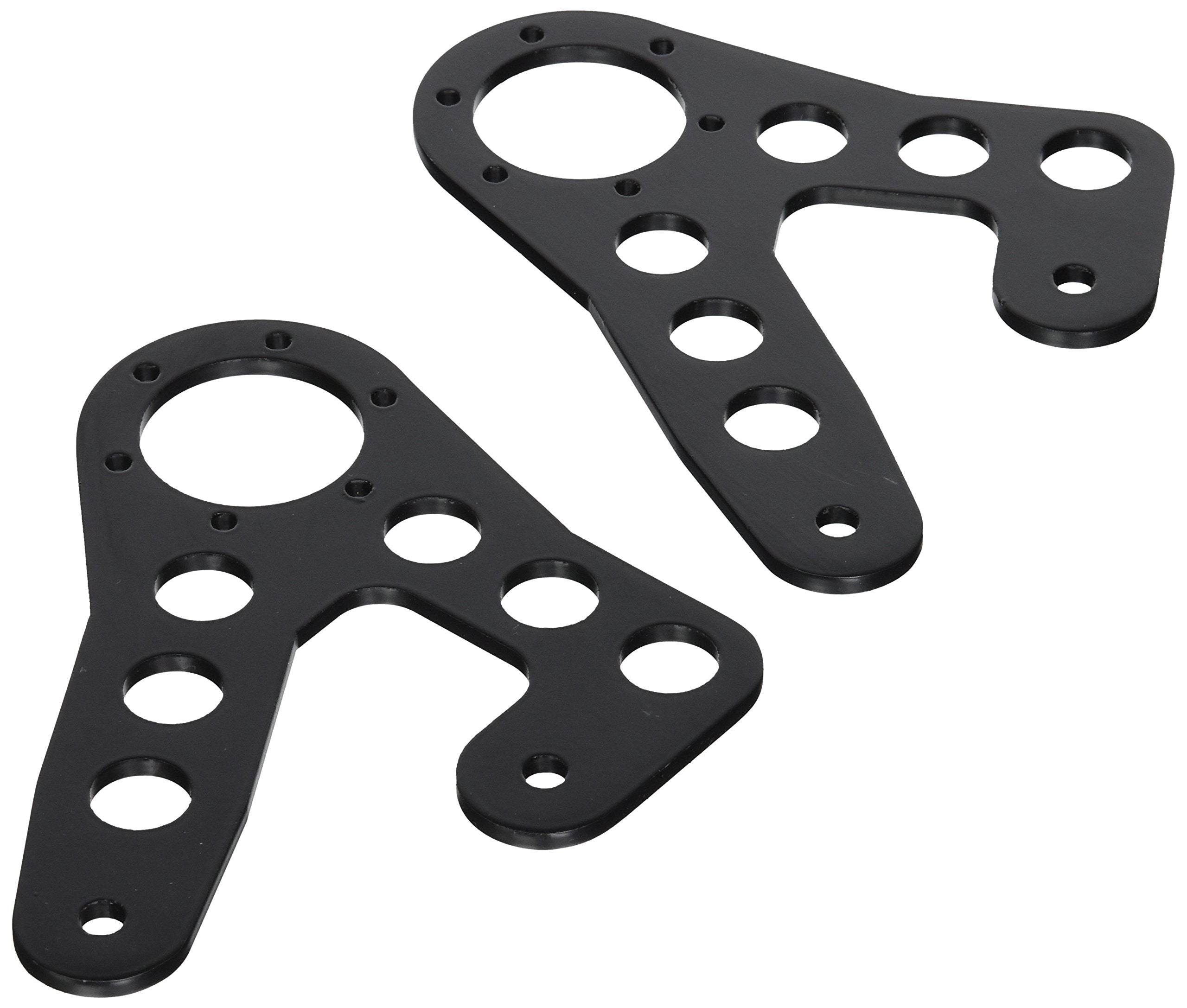 ZROADZ LED Roof Mount Bracket Accessory To Add and Install Dual/Stacked Straight Light Bar - Universal Fit - Mild Steel Gloss Black Finish - Easy Bolt-On Installation - PN #Z350002