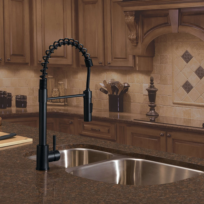 Lippert Coiled Pull Down Flow Max Kitchen Faucet for RVs and Residential,2021090598