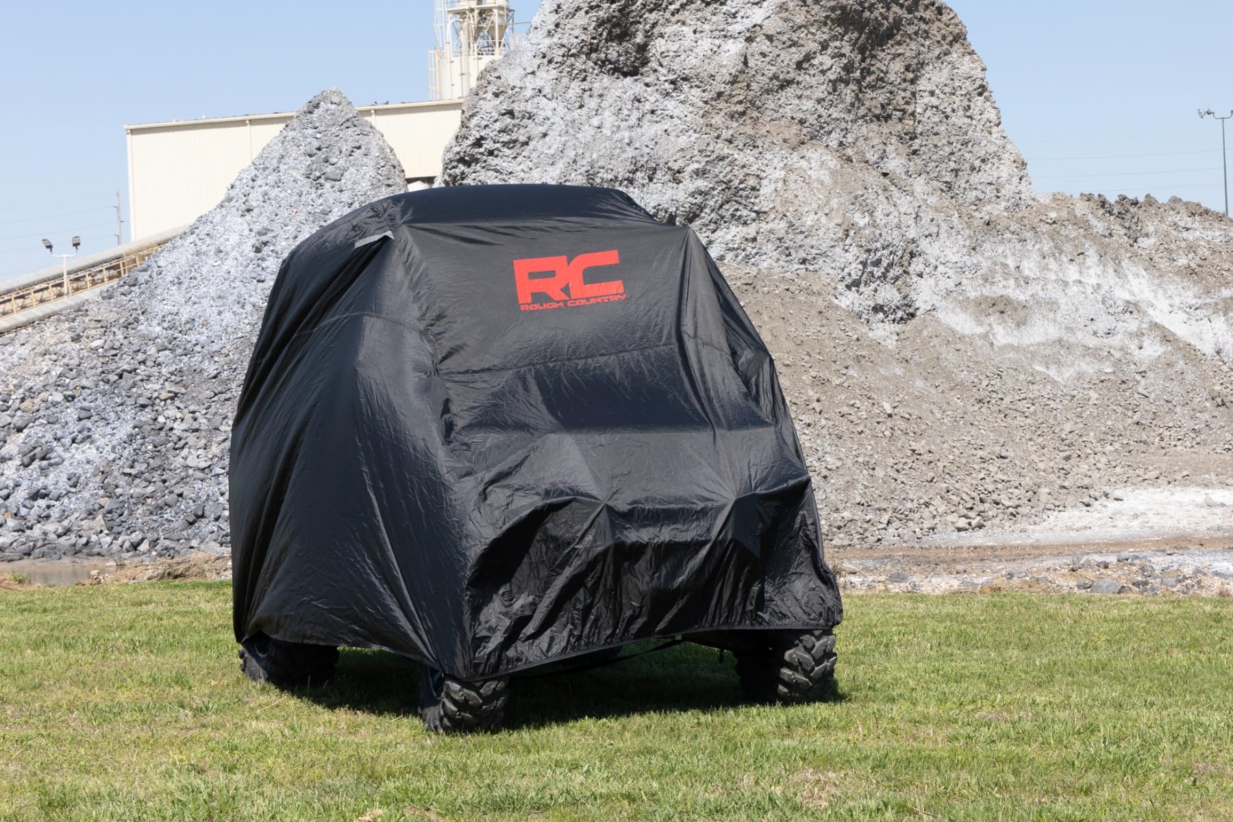 Rough Country UTV Storage Cover Universal for 2-Door Models - Waterproof & UV Resistant All-Weather Cover, Vented Design, Secure Fit