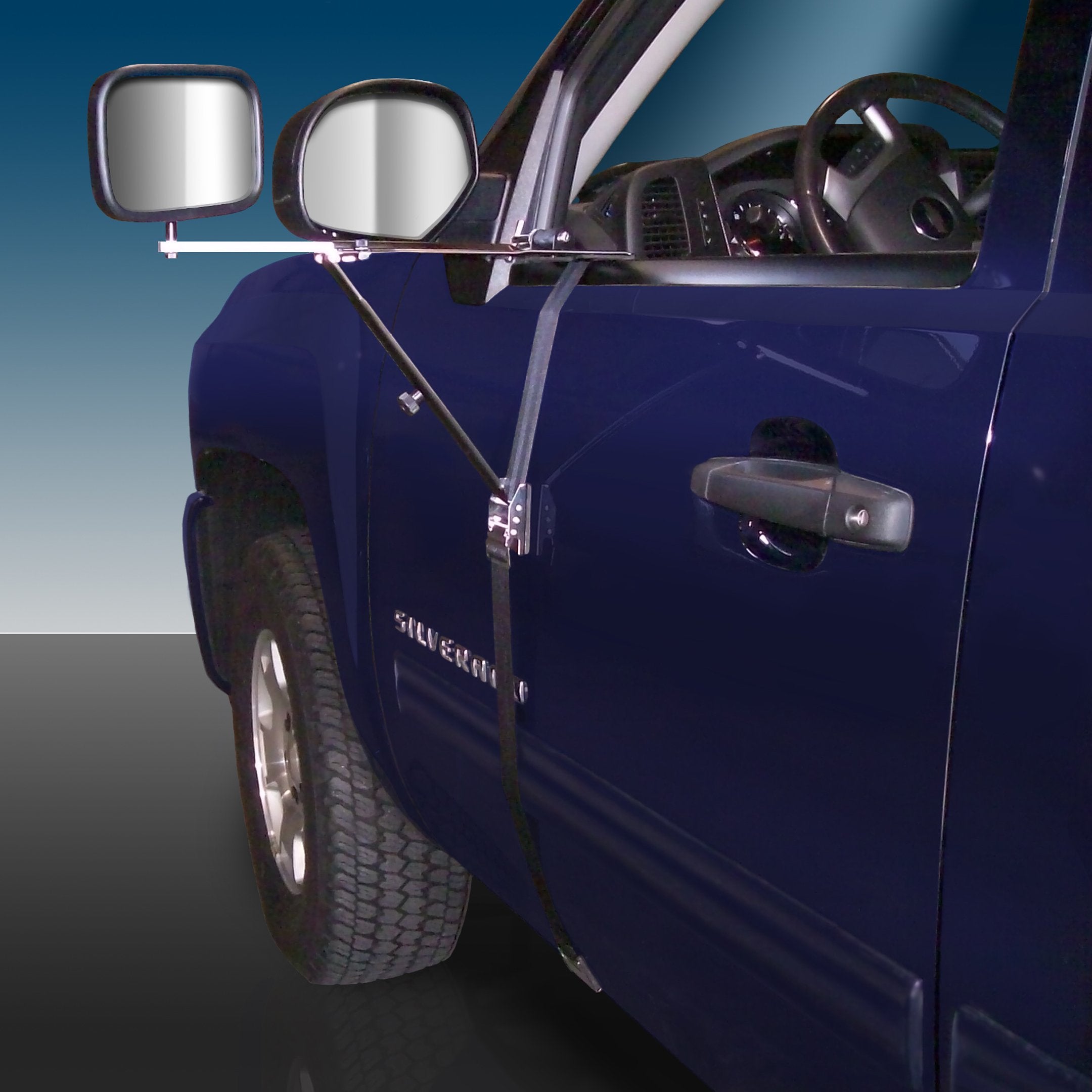 Door Mount CIPA 11650 Towing Mirror, Black