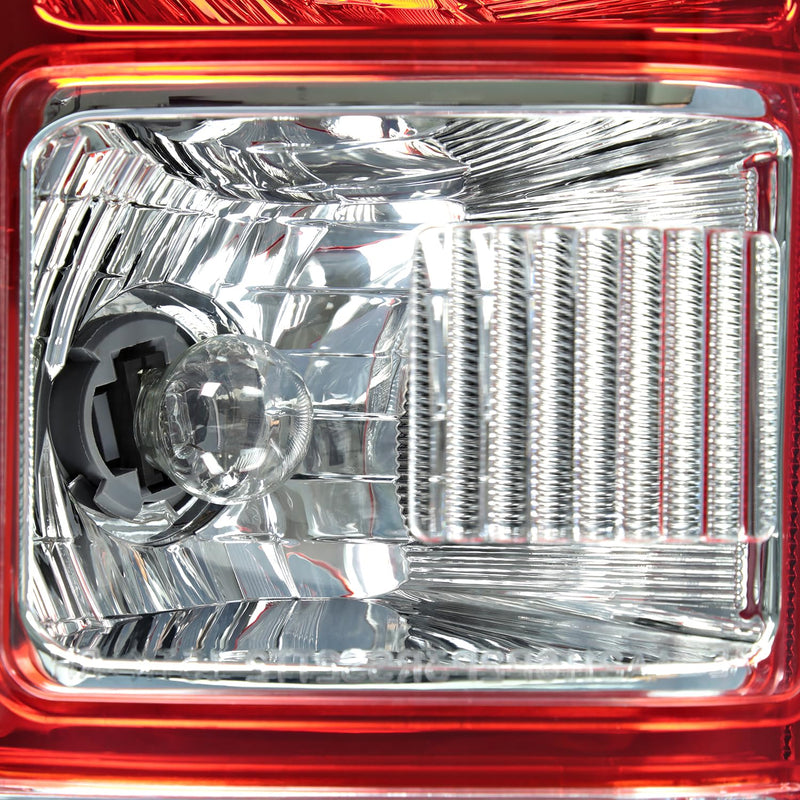 Left Driver Side SPEC-D TUNING Red Factory Style Tail Light Compatible with 2015-2017 Ford F150 F-150 Truck