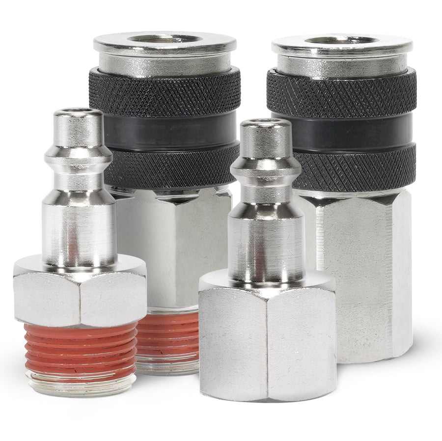 3/8" NPT M & F Couplers, Quick Connect Studs 3/8" M & F, NO LOGO