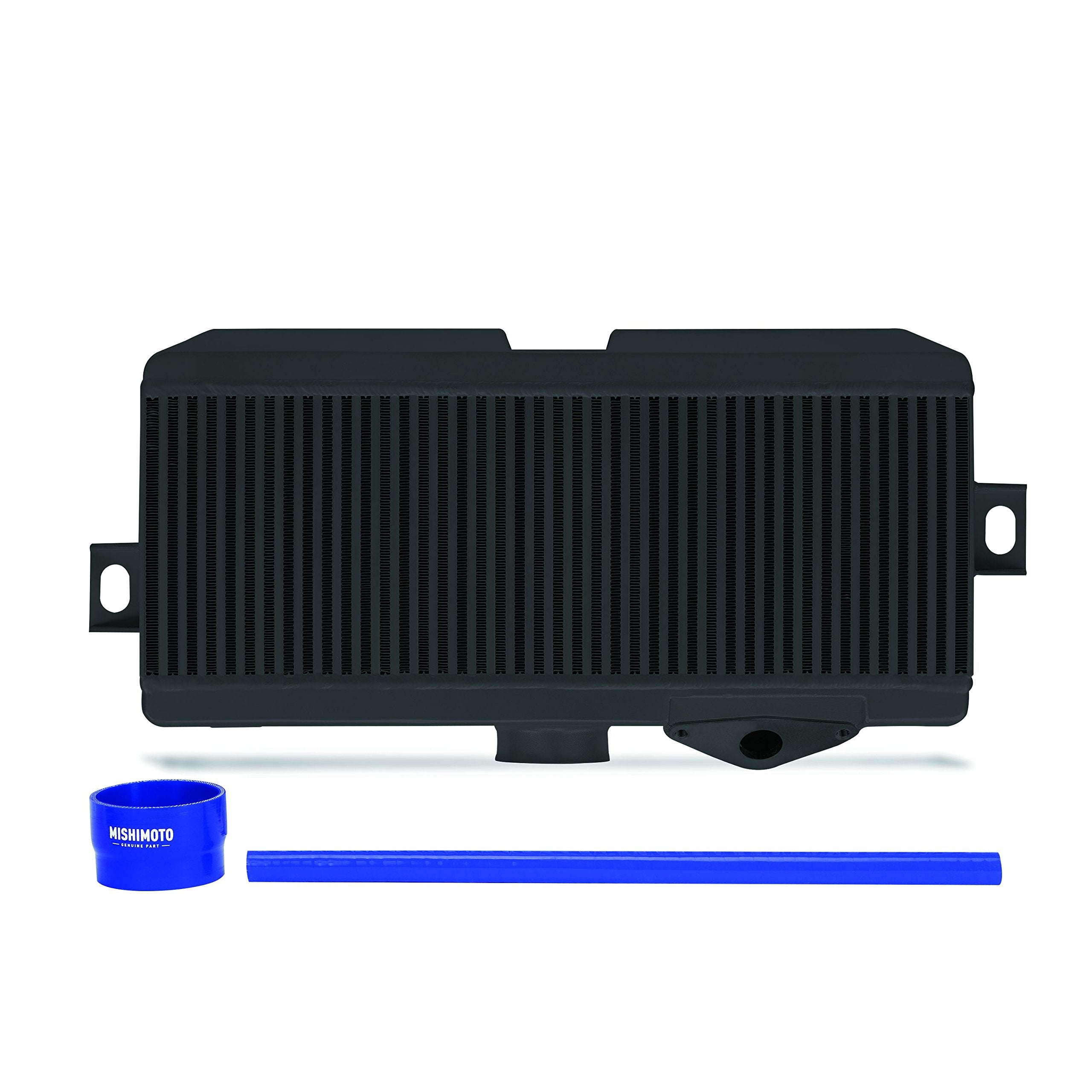 Mishimoto Top-Mount Intercooler Kit MMTMIC-STI-08BKBL Fits Subaru STI 2008-2014 Black Cooler, Blue Hose