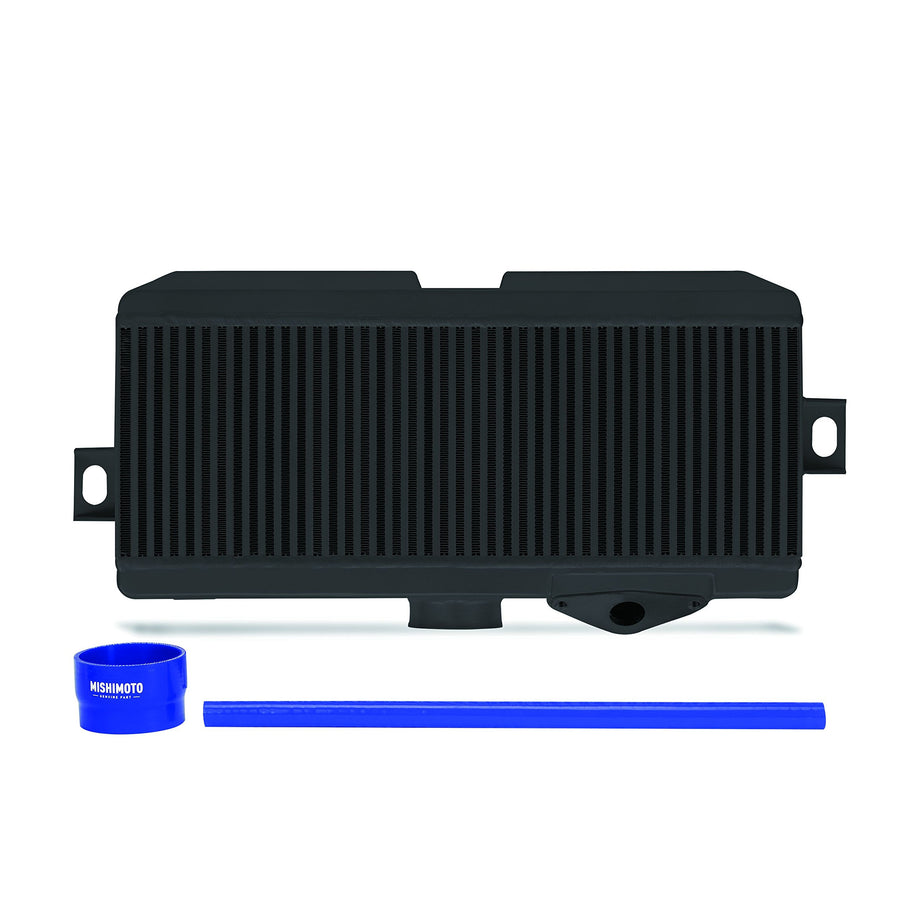 Mishimoto Top-Mount Intercooler Kit MMTMIC-STI-08BKBL Fits Subaru STI 2008-2014 Black Cooler, Blue Hose