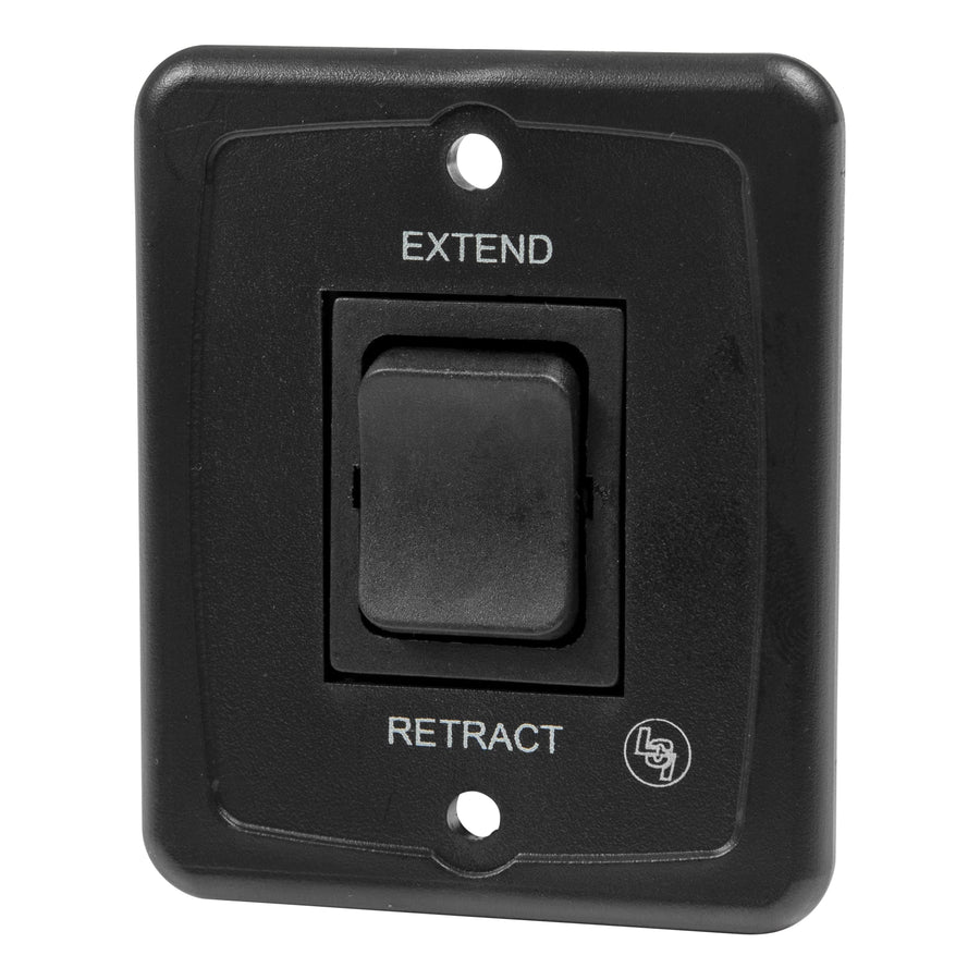40 AMP Solera Power RV Awning Interior Replacement Switch Kit and Plate — Extends Awning with Push of a Button - Durable Plastic Construction - Easy-to-Install Kit - Includes Harness — 308474