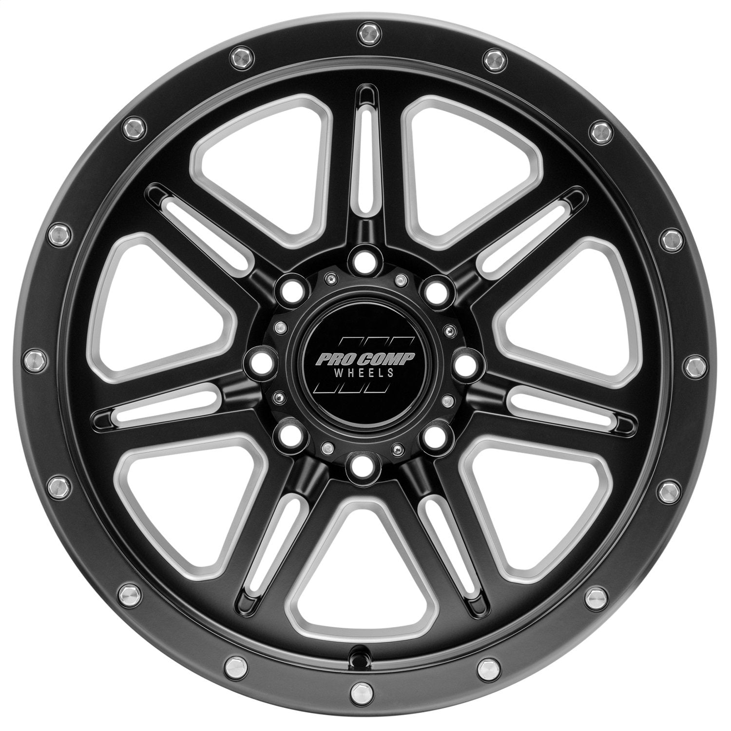 Apex Pro Comp Black Wheel with Painted (20 x 10. inches /8 x 170 mm, -18 inches Offset)