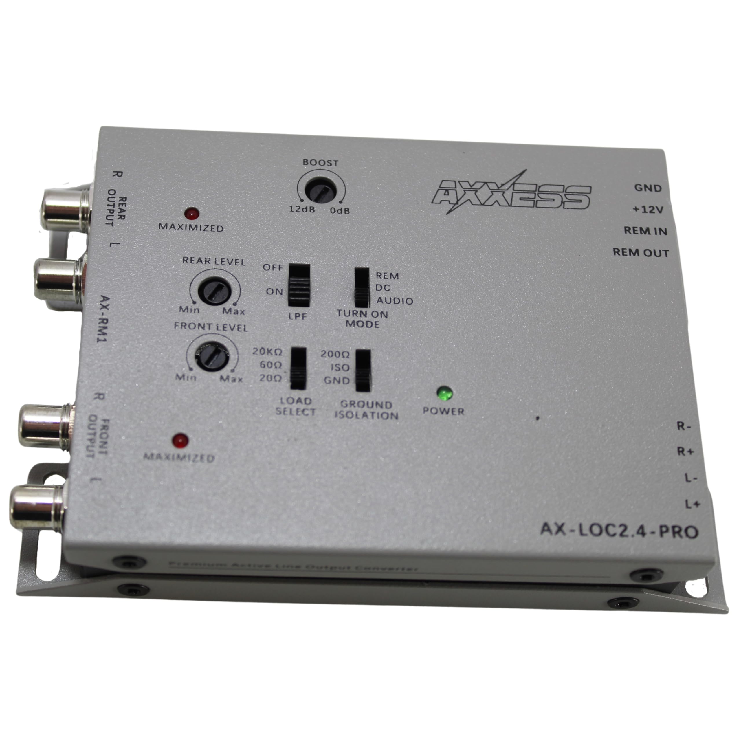 4CH Active Line Output Converter Metra with Bass Boost