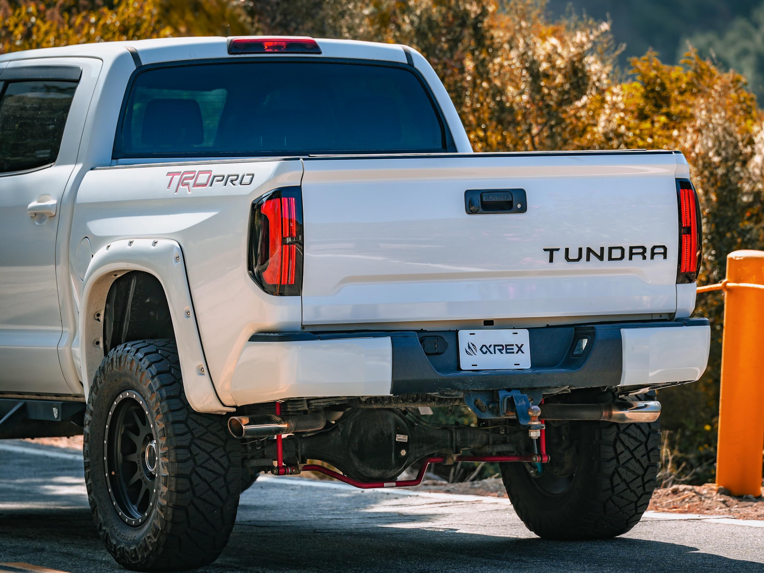 NOVA-Series AlphaRex LED Tail Lights Compatible with 14-21 Tundra (Black-Red)