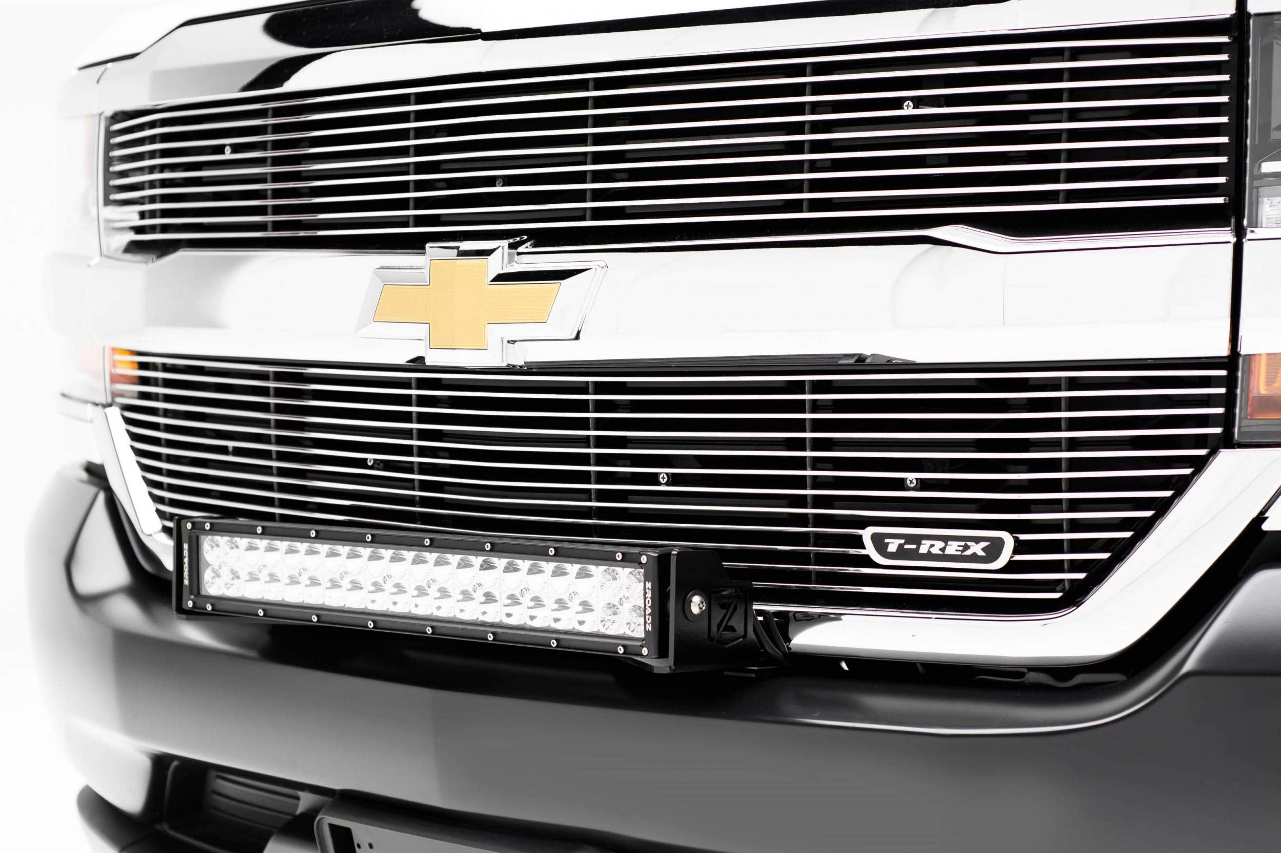 ZROADZ Black Front Bumper LED Bracket 2016-2016 CHEVROLET SILVERADO 1500 Z322082
