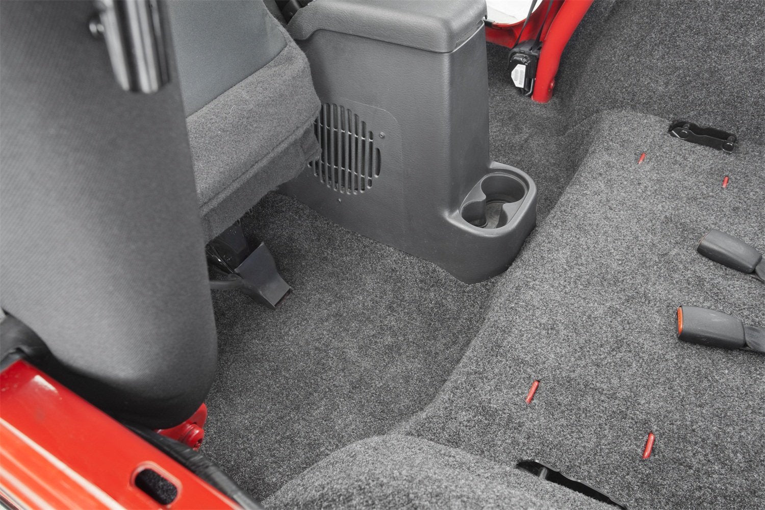 Jeep Liners - Bedrug | 1997 - 2006 Jeep Wrangler TJ/LJ (w/Out Center Consoles), Front Floor Liners (Includes Heat Shields) | Grey - 3 pc. | BRTJ97FNC