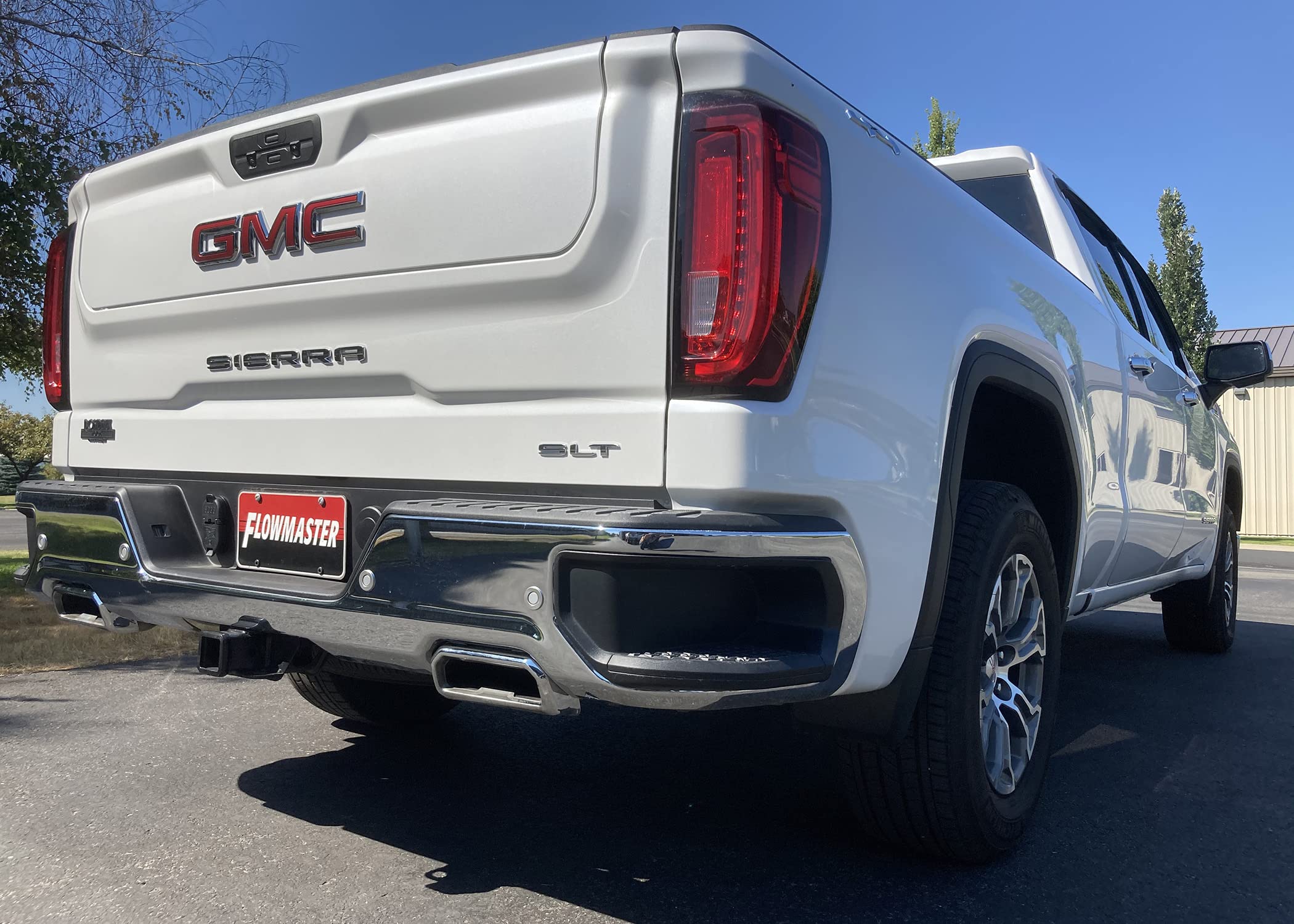 Flowmaster FlowFX 717890 Cat-Back Exhaust Kit 3.5 Inch Dual 2.5 Inch Tailpipes 409 Stainless Steel Compatible with 2019-2023 Chevy Silverado GMC Sierra 1500 6.2L 2/4WD and all Wheelbases