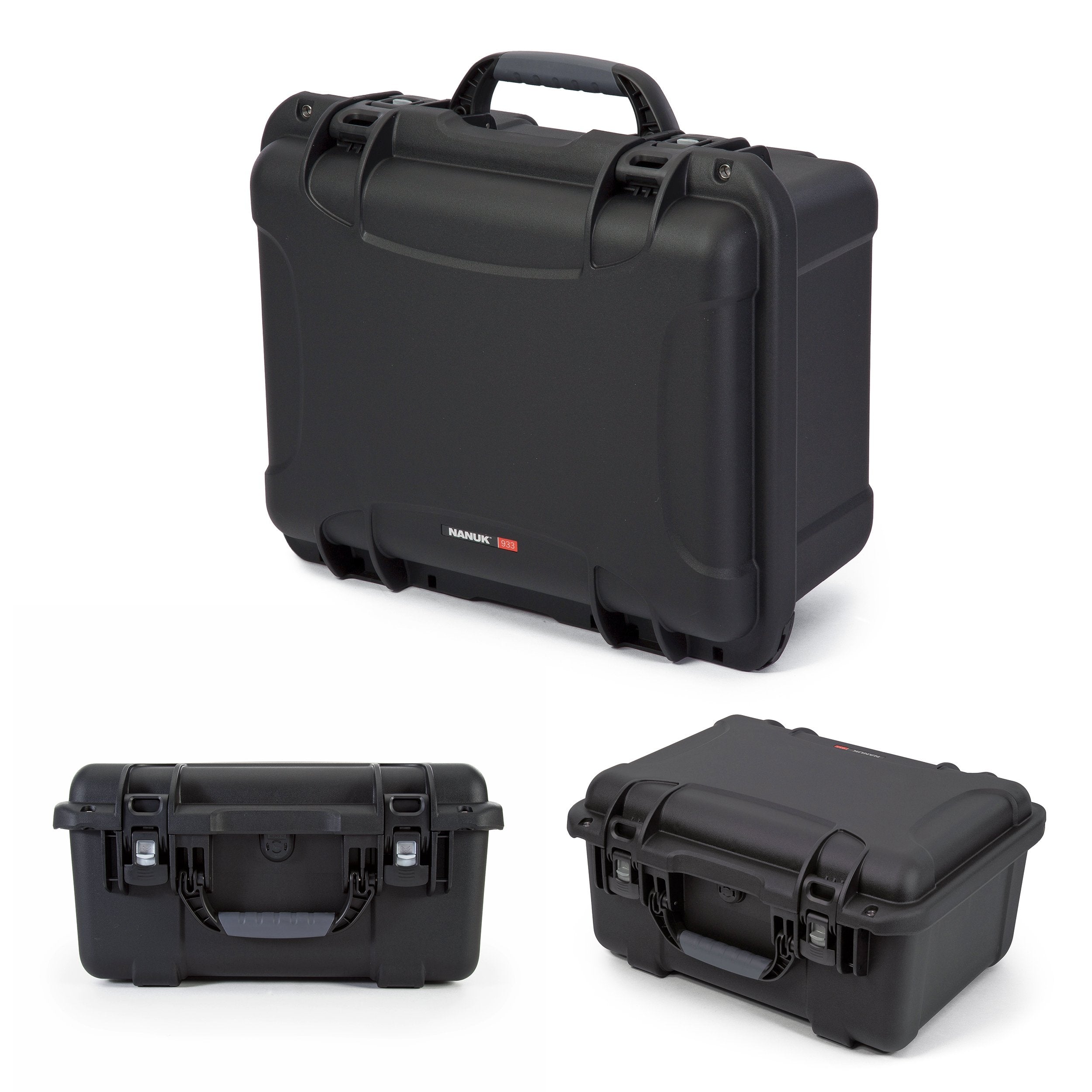 Waterproof Nanuk 933 Hard Case with Padded Dividers - Black
