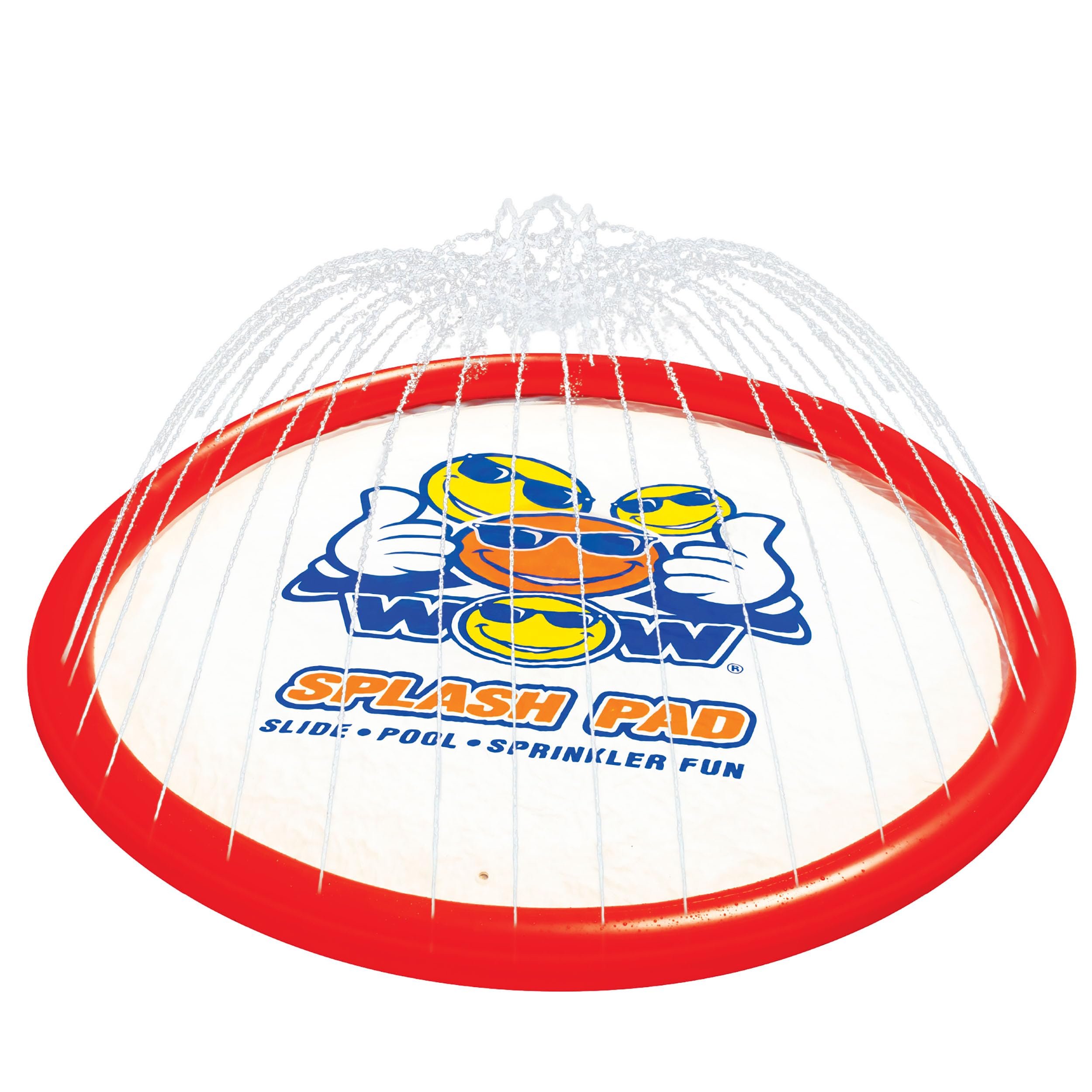 Giant WOW Sports Splash Pad, Durable wading pool with Built in Sprinklers