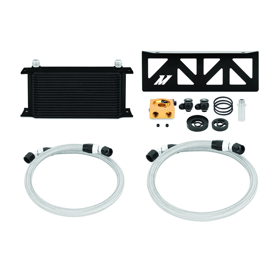 Mishimoto Oil Cooler Kit MMOC-BRZ-13TBK Thermostatic Fits Subaru BRZ Scion FR-S 2013+ Black